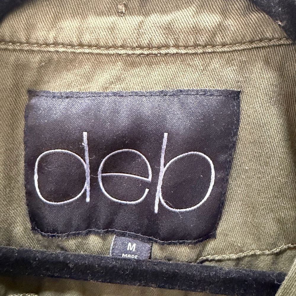 Deb Olive Green Utility Vest. Vintage Army Inspired Size Medium - Picture 3 of 3
